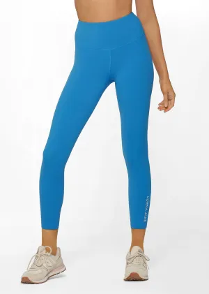 Lorna Jane Lotus No Chafe Ankle Biter Leggings - Cornflower