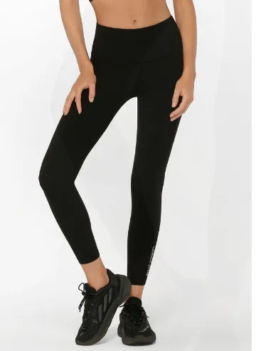 Lorna Jane Lotus No Chafe Full Length Leggings - Black