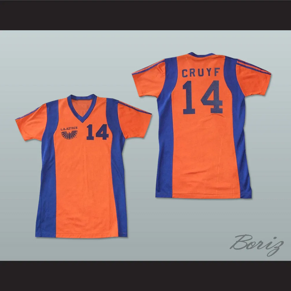 Los Angeles Aztecs Orange Football Soccer Jersey