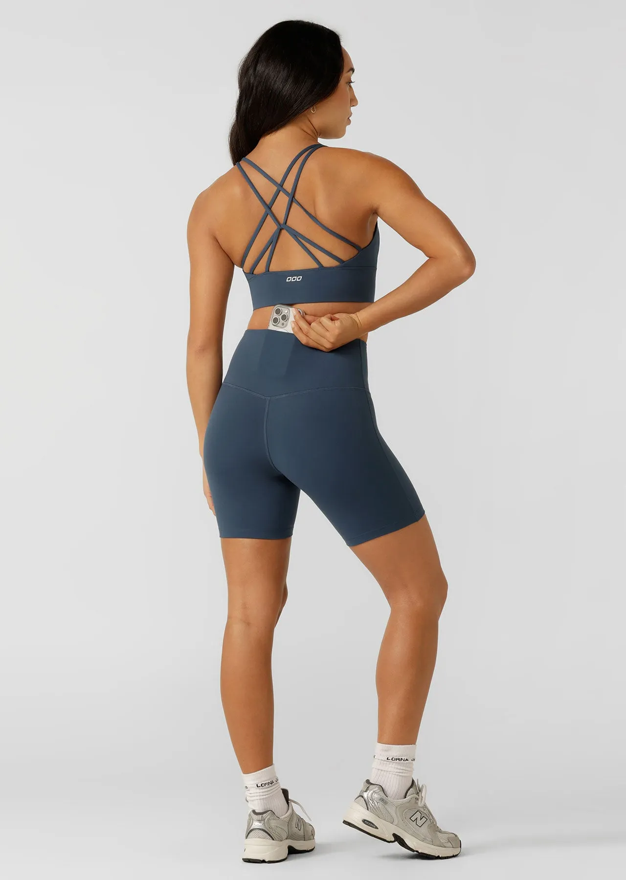 Lotus No Chafe 16cm Bike Shorts | Pale Indigo