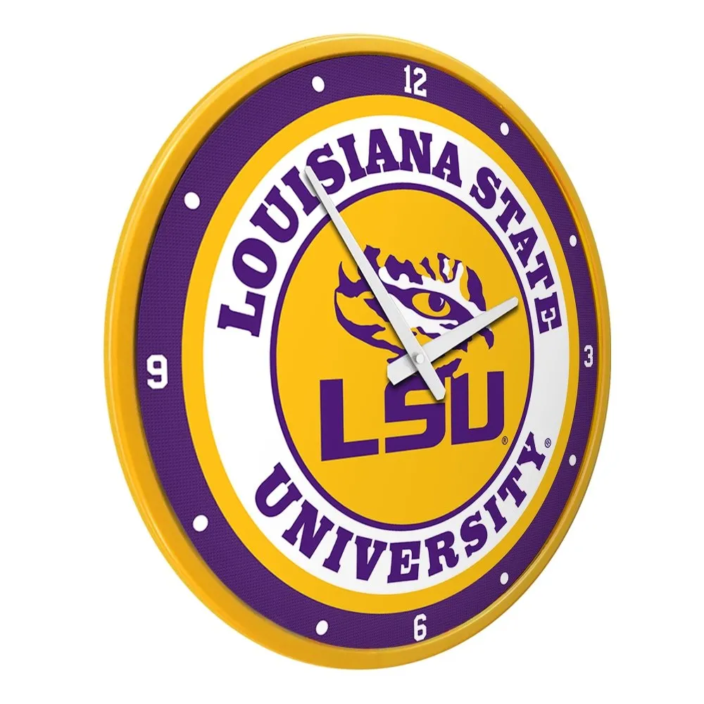 LSU Tigers: Modern Disc Wall Clock