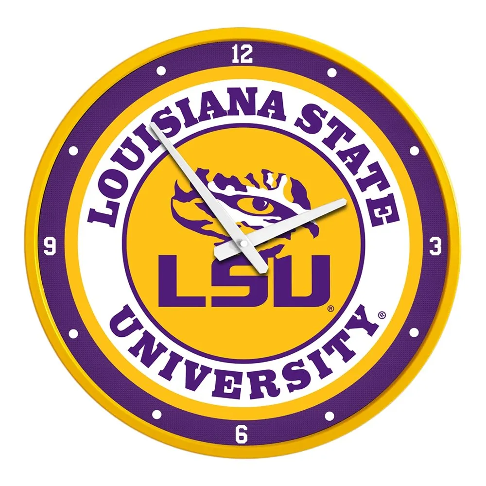 LSU Tigers: Modern Disc Wall Clock