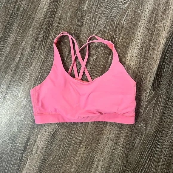 lululemon Energy Bra in Poppy Coral