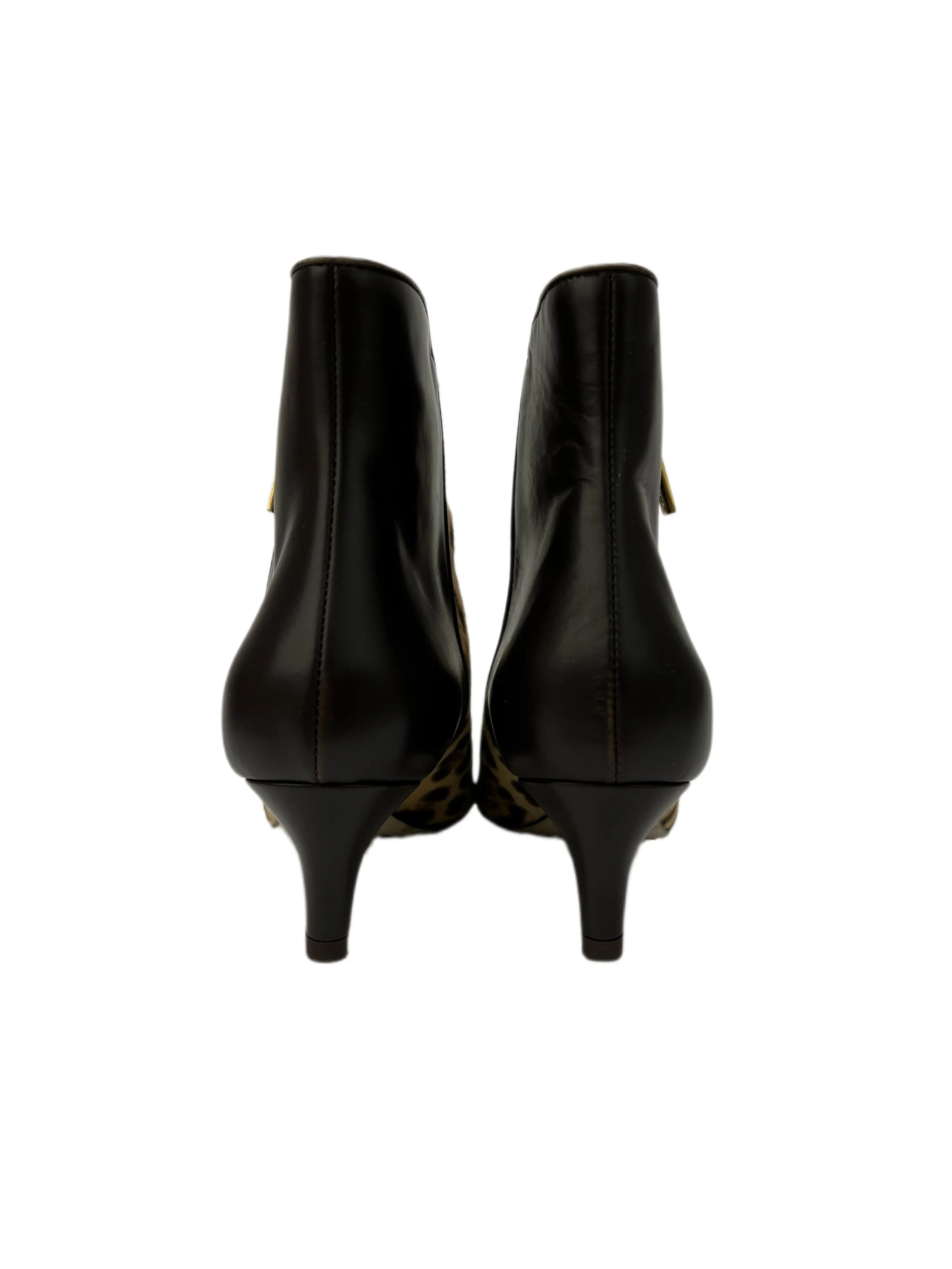 Max Mara Women's Makula Moka Sial Zipper Ankle Boots Size 7 NWB