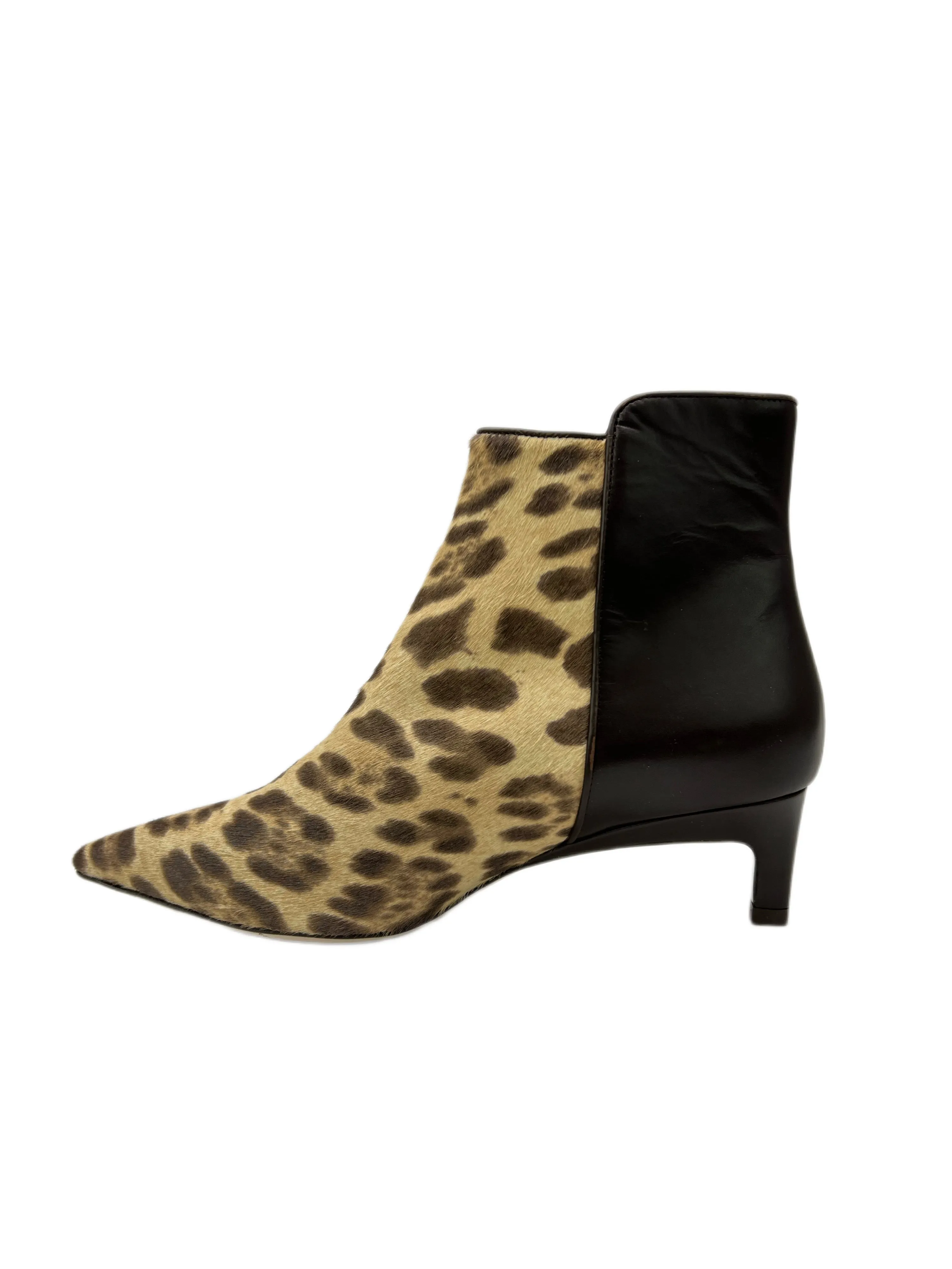 Max Mara Women's Makula Moka Sial Zipper Ankle Boots Size 7 NWB
