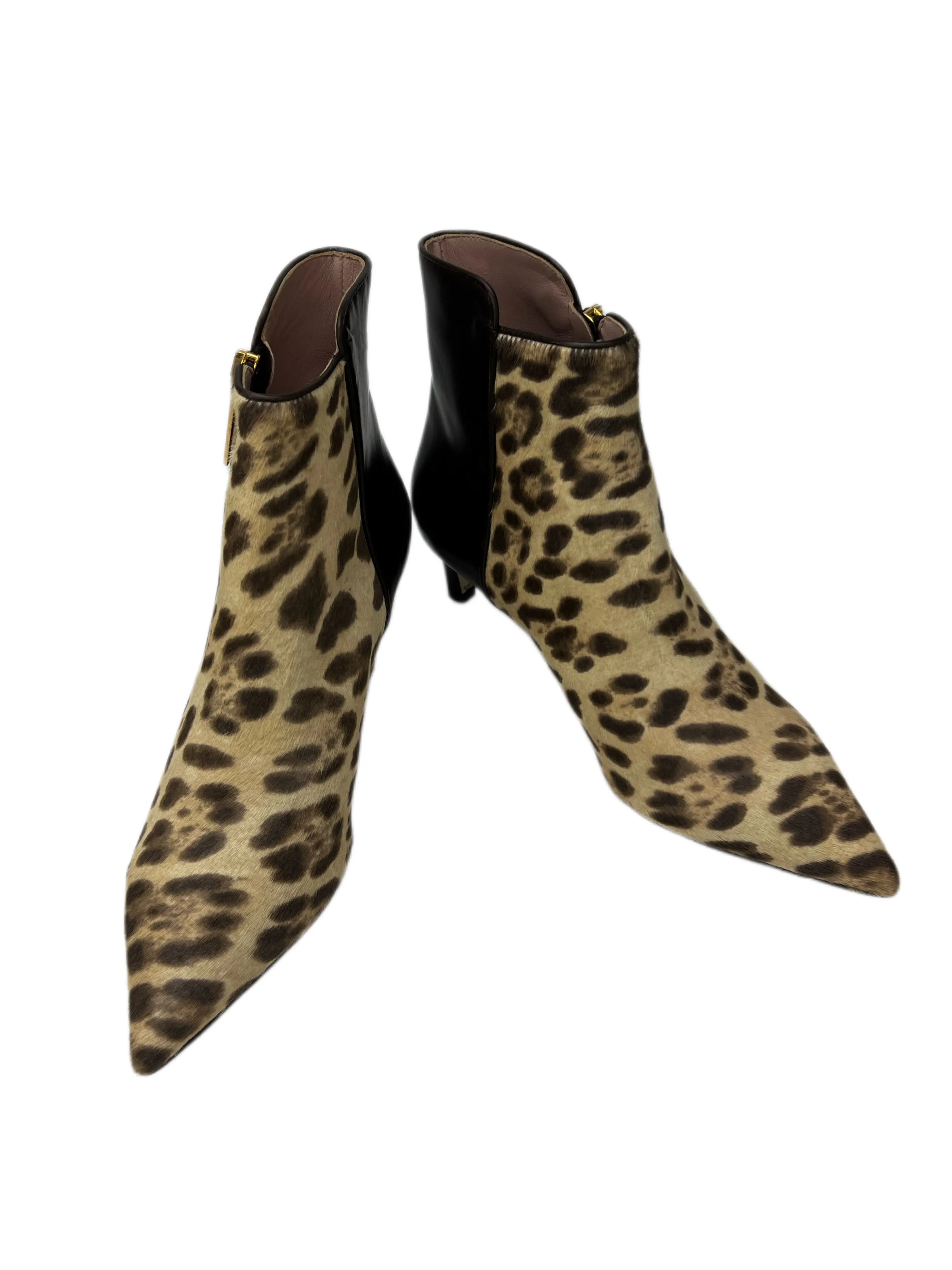 Max Mara Women's Makula Moka Sial Zipper Ankle Boots Size 7 NWB