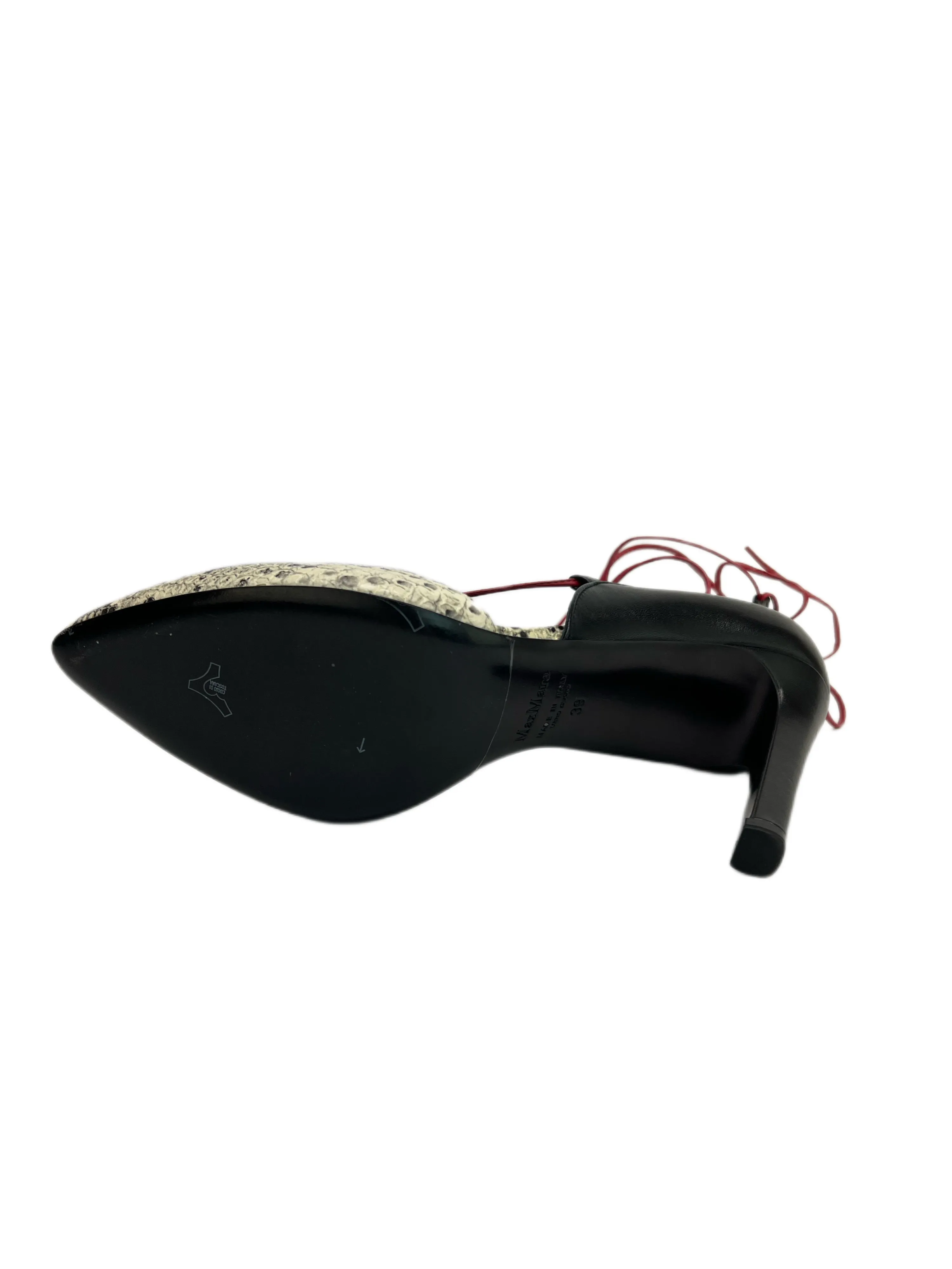 Max Mara Women's Roccia Vpappin Pointed Toe Wrap Pumps Size 9 NWB