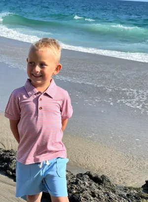 Me and Henry UK Flagstaff Polo Shirt Pink