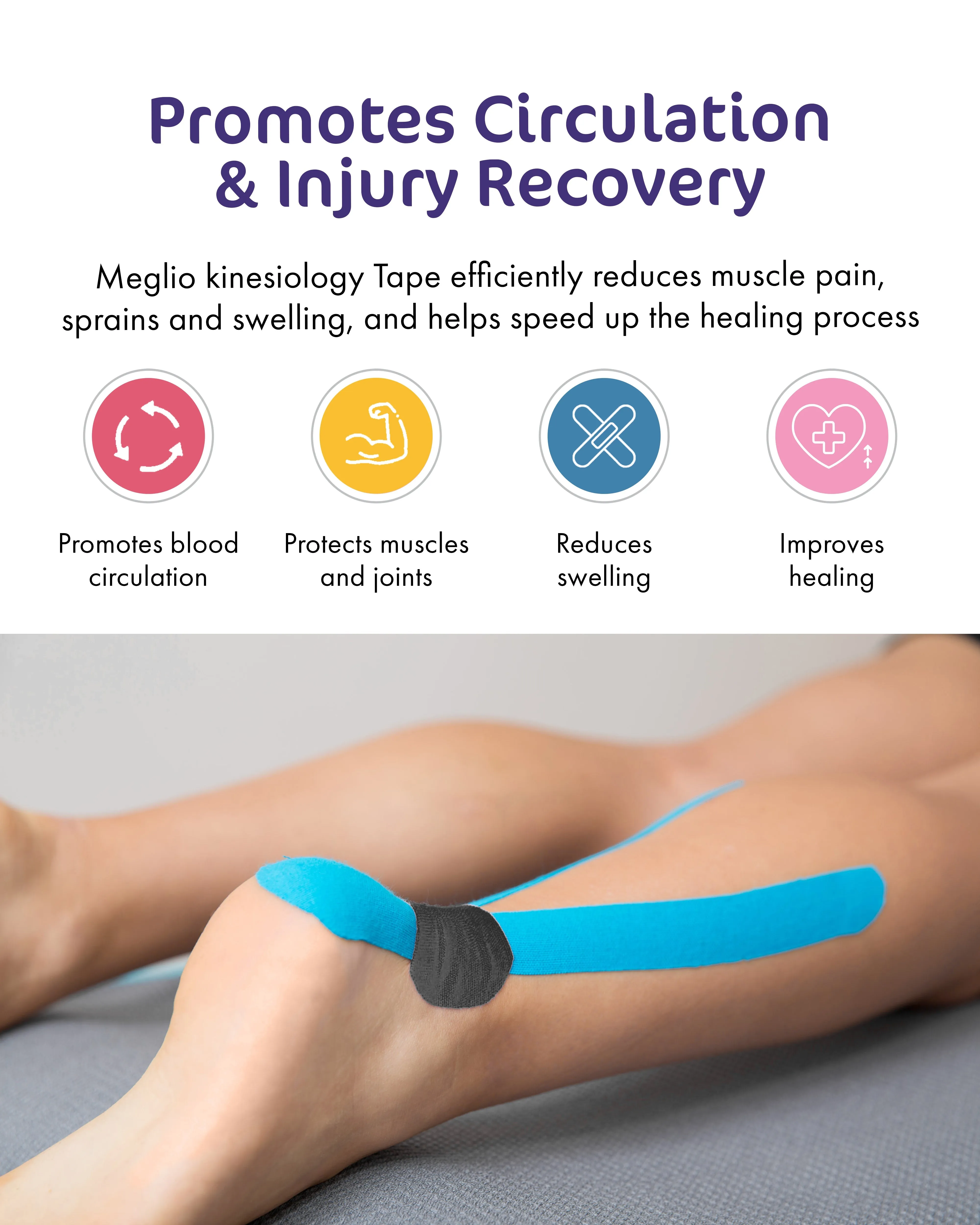 Meglio Kinesiology Tape 31.5m x 5cm