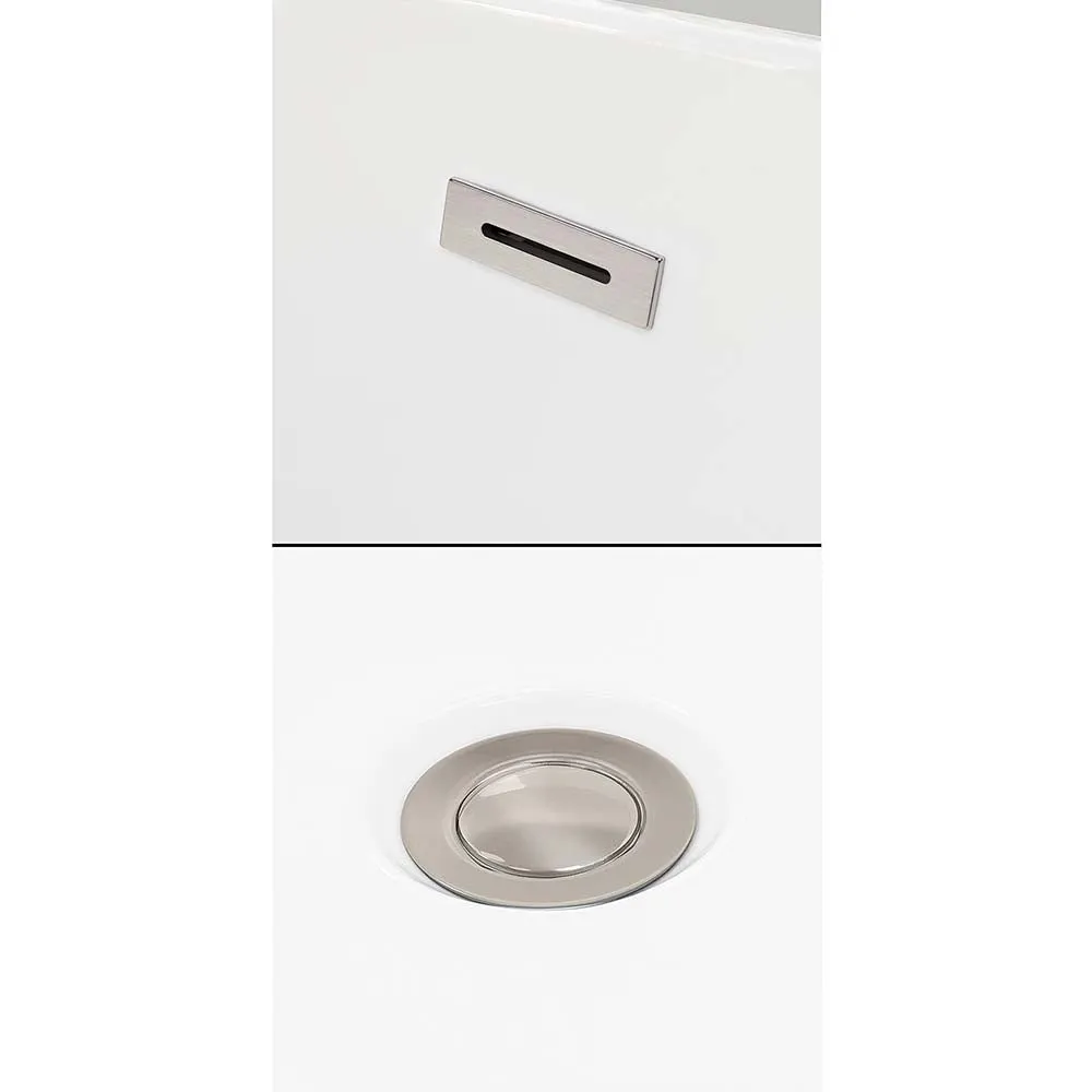Melody 60 Inch Freestanding Bathtub in White