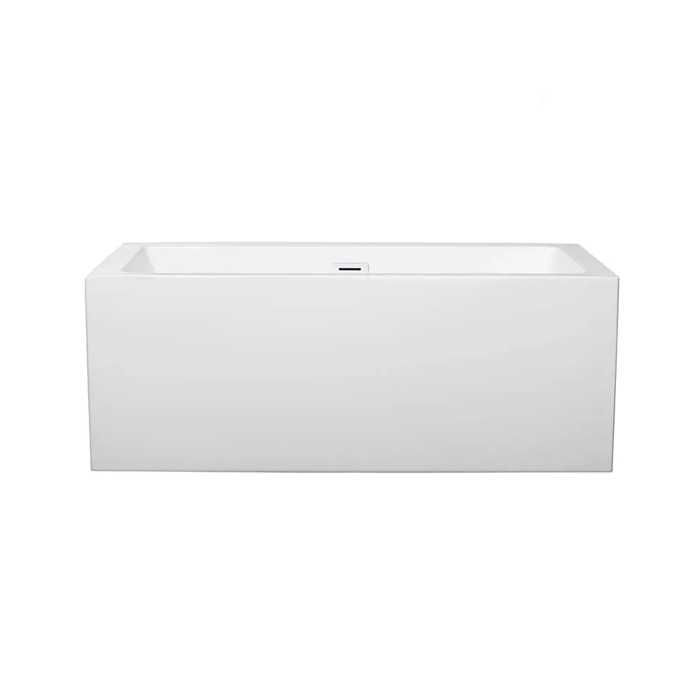 Melody 60 Inch Freestanding Bathtub in White
