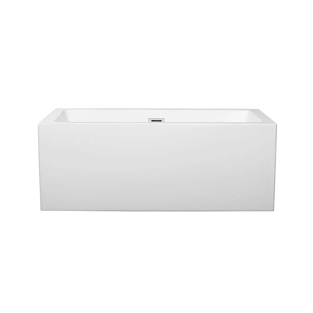Melody 60 Inch Freestanding Bathtub in White