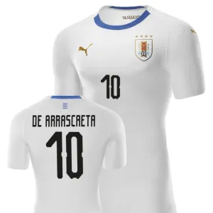 Men #10 De Arrascaeta Jersey Uruguay National 2018 FIFA World Cup Player