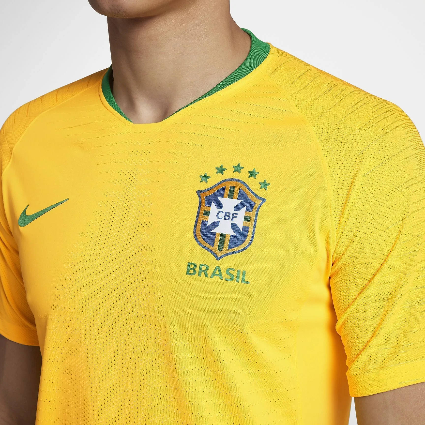 Men #10 Neymar Jersey Home Brazil National 2018 FIFA World Cup
