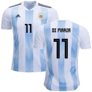 Men #11 Angel Di Maria Jersey Argentina National 2018 FIFA World Cup Player