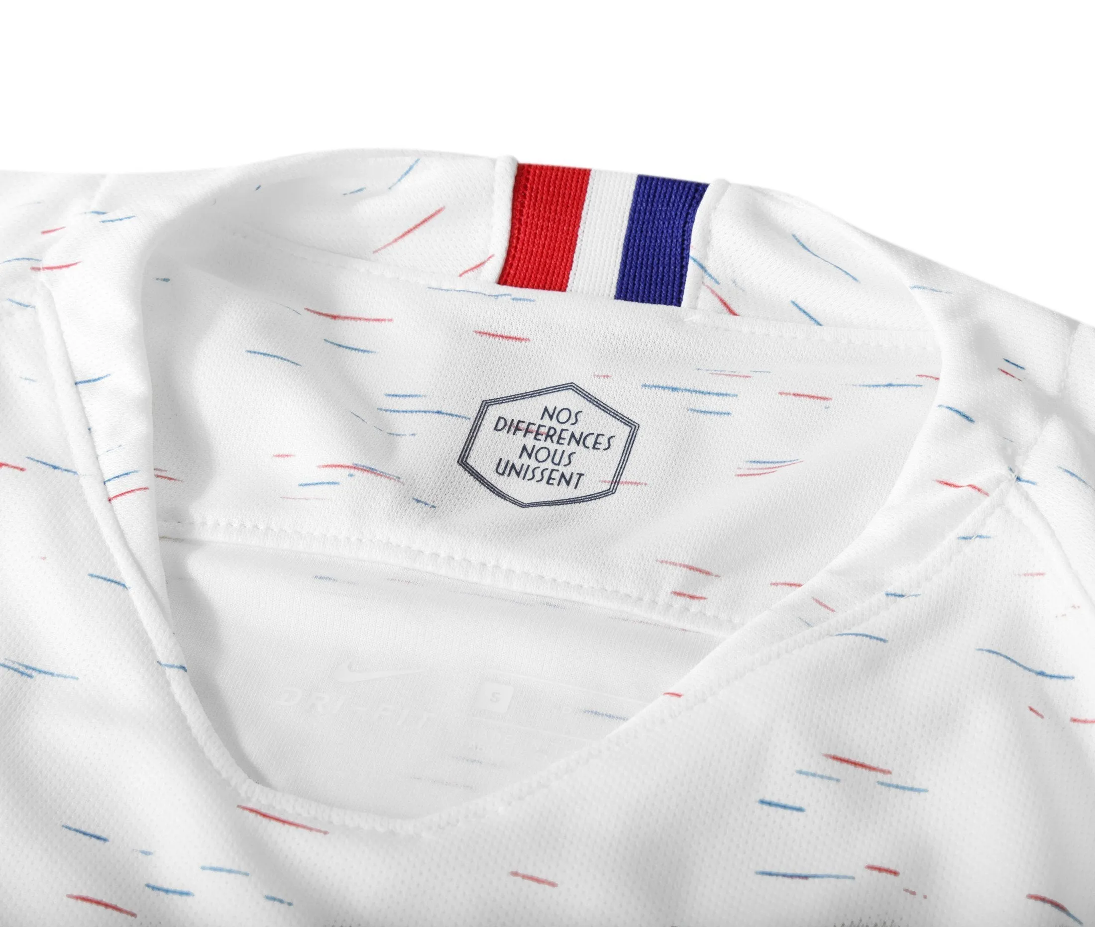 Men #11 Dembele Jersey White France National 2018 FIFA World Cup