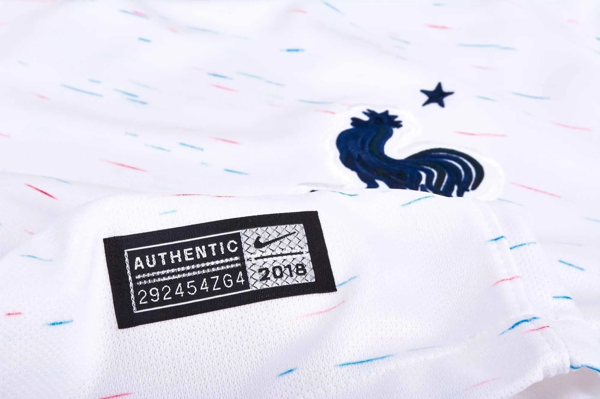 Men #11 Dembele Jersey White France National 2018 FIFA World Cup