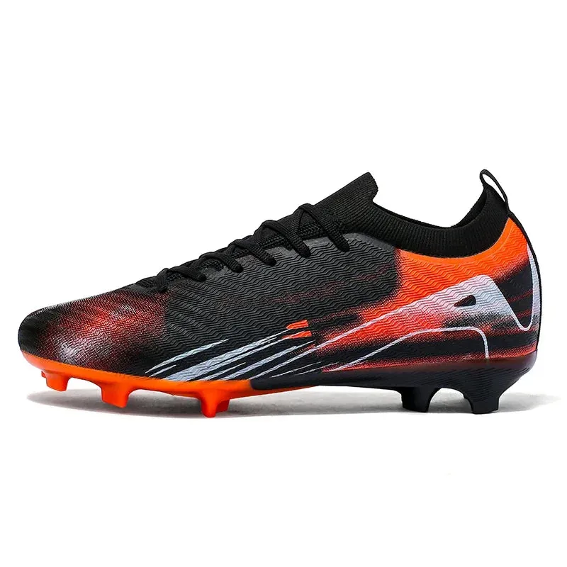 Men Original Soccer Shoes Society Sneaker Indoor Long Spikes Resistant Sports Match Unisex Training Football Shoes