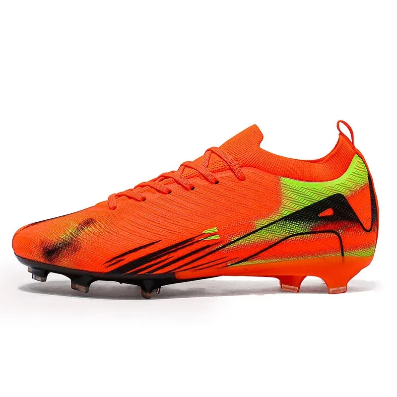 Men Original Soccer Shoes Society Sneaker Indoor Long Spikes Resistant Sports Match Unisex Training Football Shoes