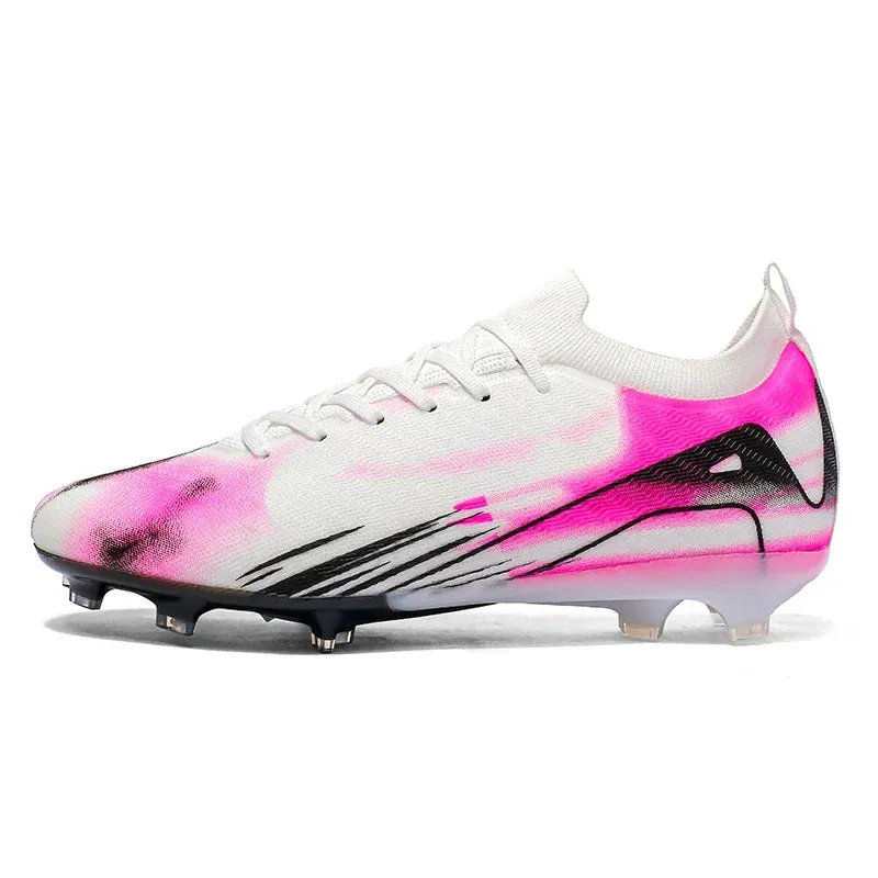 Men Original Soccer Shoes Society Sneaker Indoor Long Spikes Resistant Sports Match Unisex Training Football Shoes