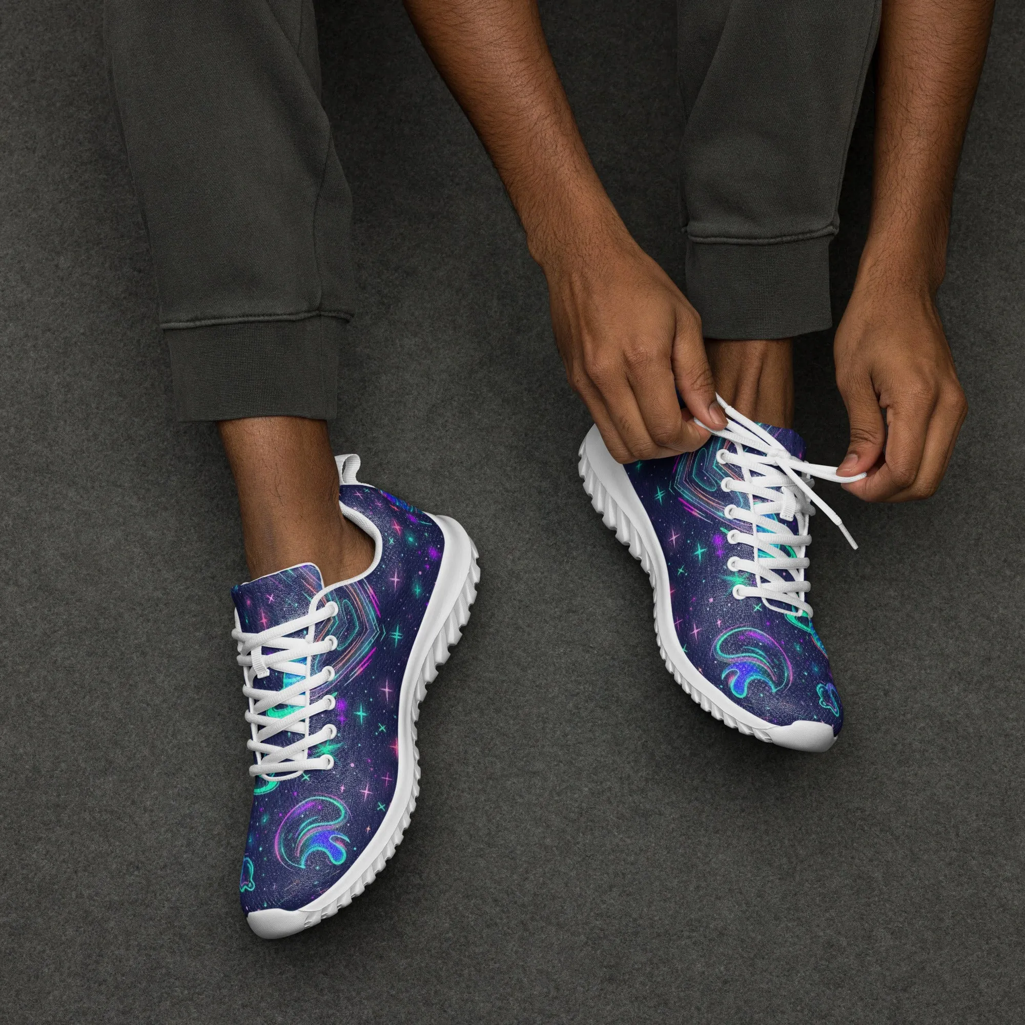 Men's Playful Athletic Shoes for Festivals