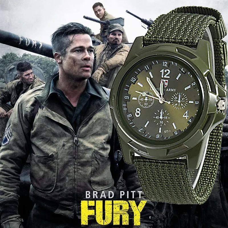 Military watch Army style Fashion/Sports watch Quartz Movement