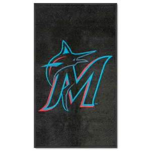 MLB - Miami Marlins 3X5 Logo Mat - Portrait