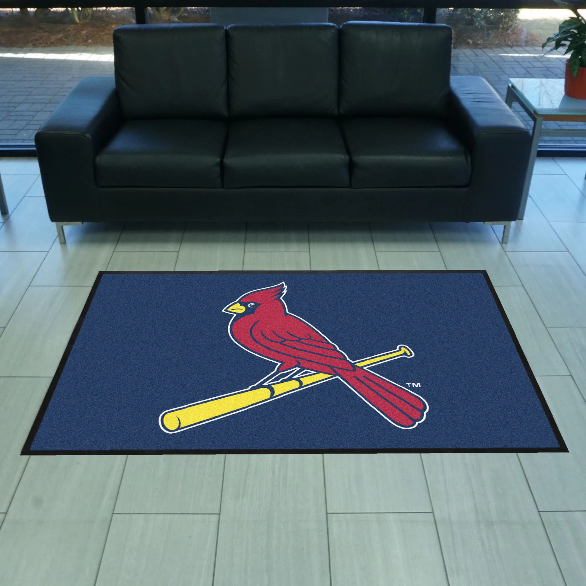 MLB - St. Louis Cardinals 4X6 Logo Mat - Landscape