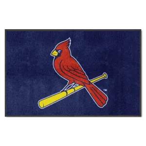 MLB - St. Louis Cardinals 4X6 Logo Mat - Landscape