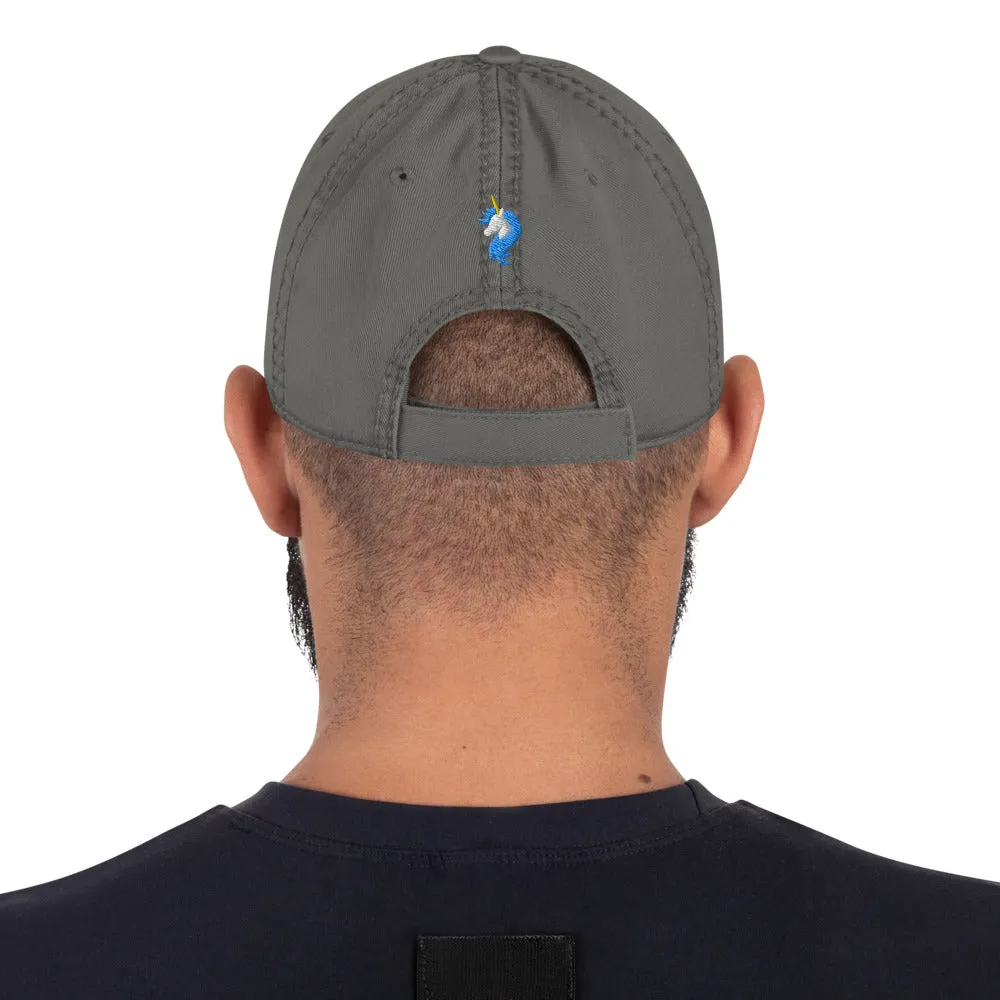 Monkey Distressed Dad Hat by #unicorntrends