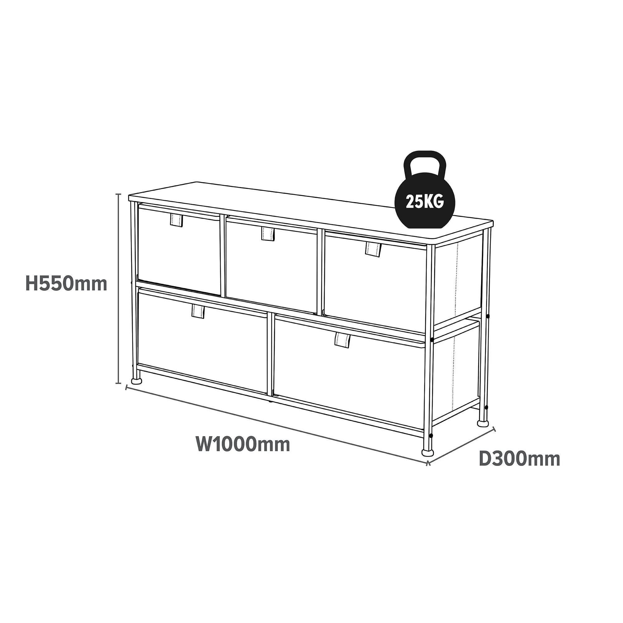 Montessori Jungle Safari Toy Storage with Large Drawers | Children's Toy Box | Bench Seat