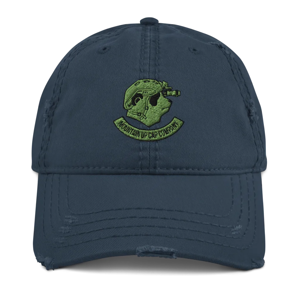 Mountain Up Distressed Dad Hat