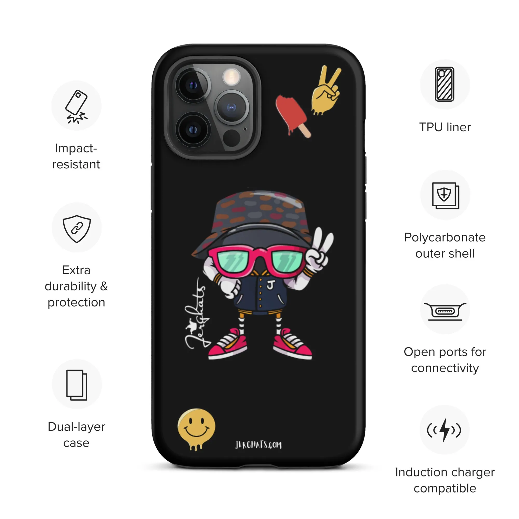 MR. JHATS Tough iPhone case