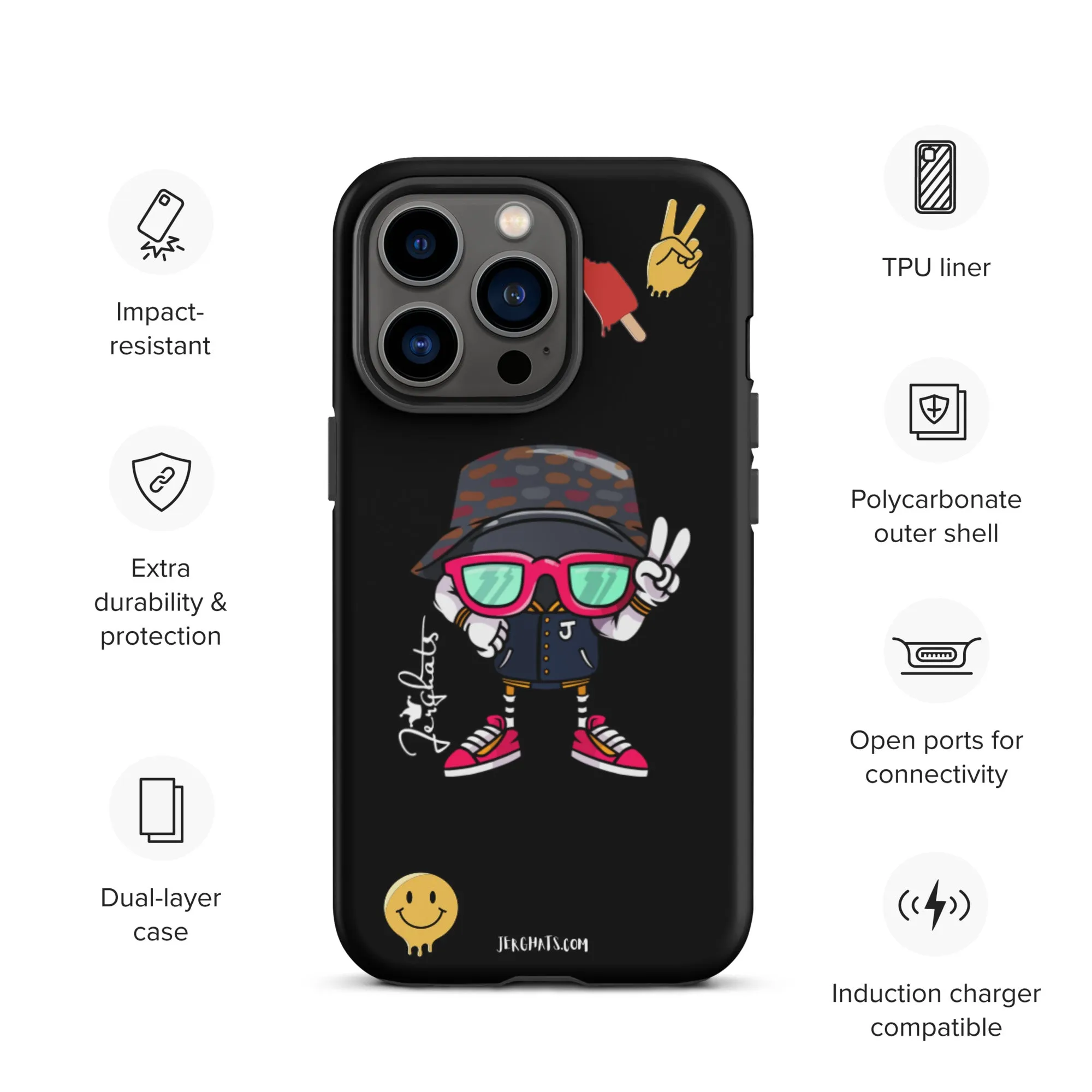 MR. JHATS Tough iPhone case