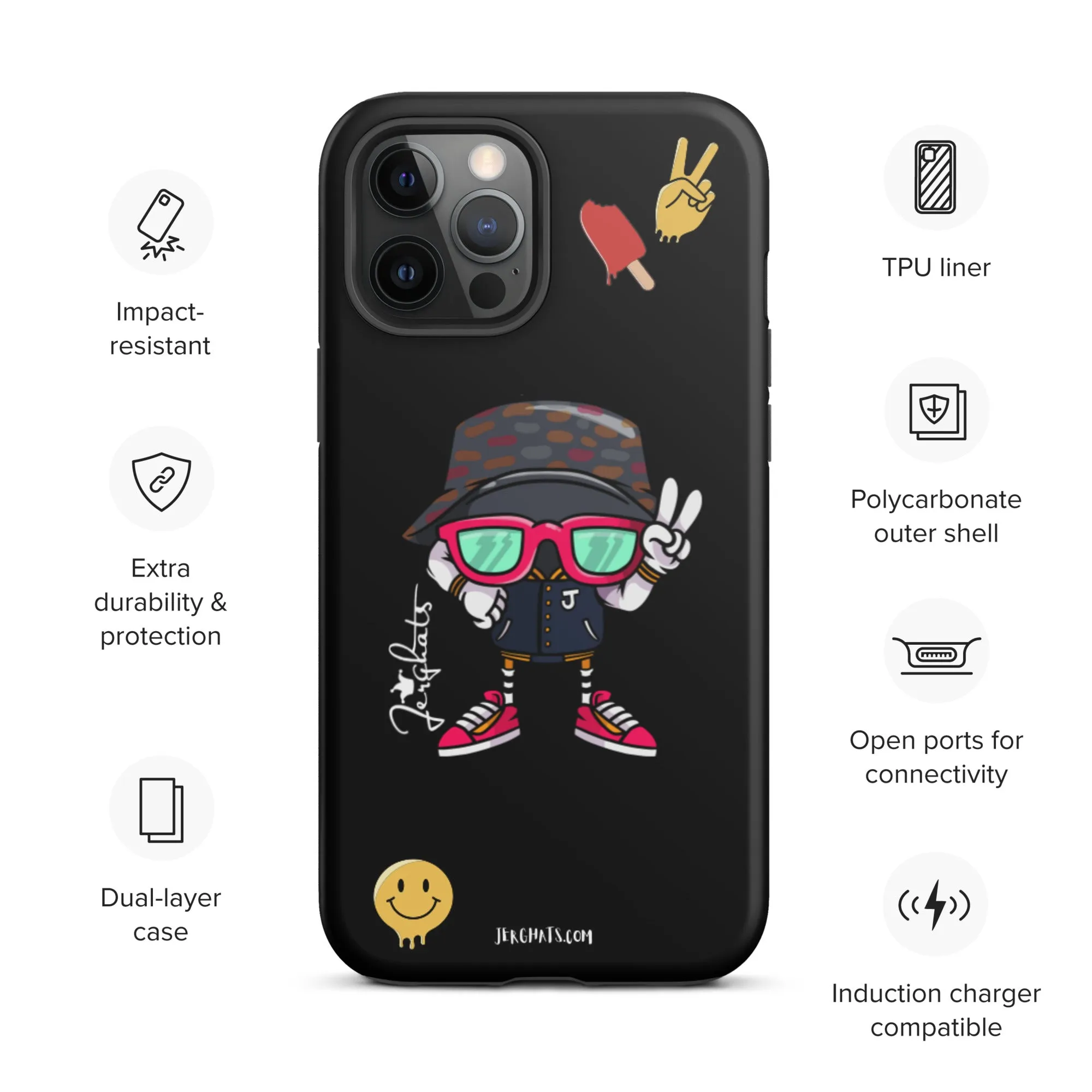 MR. JHATS Tough iPhone case