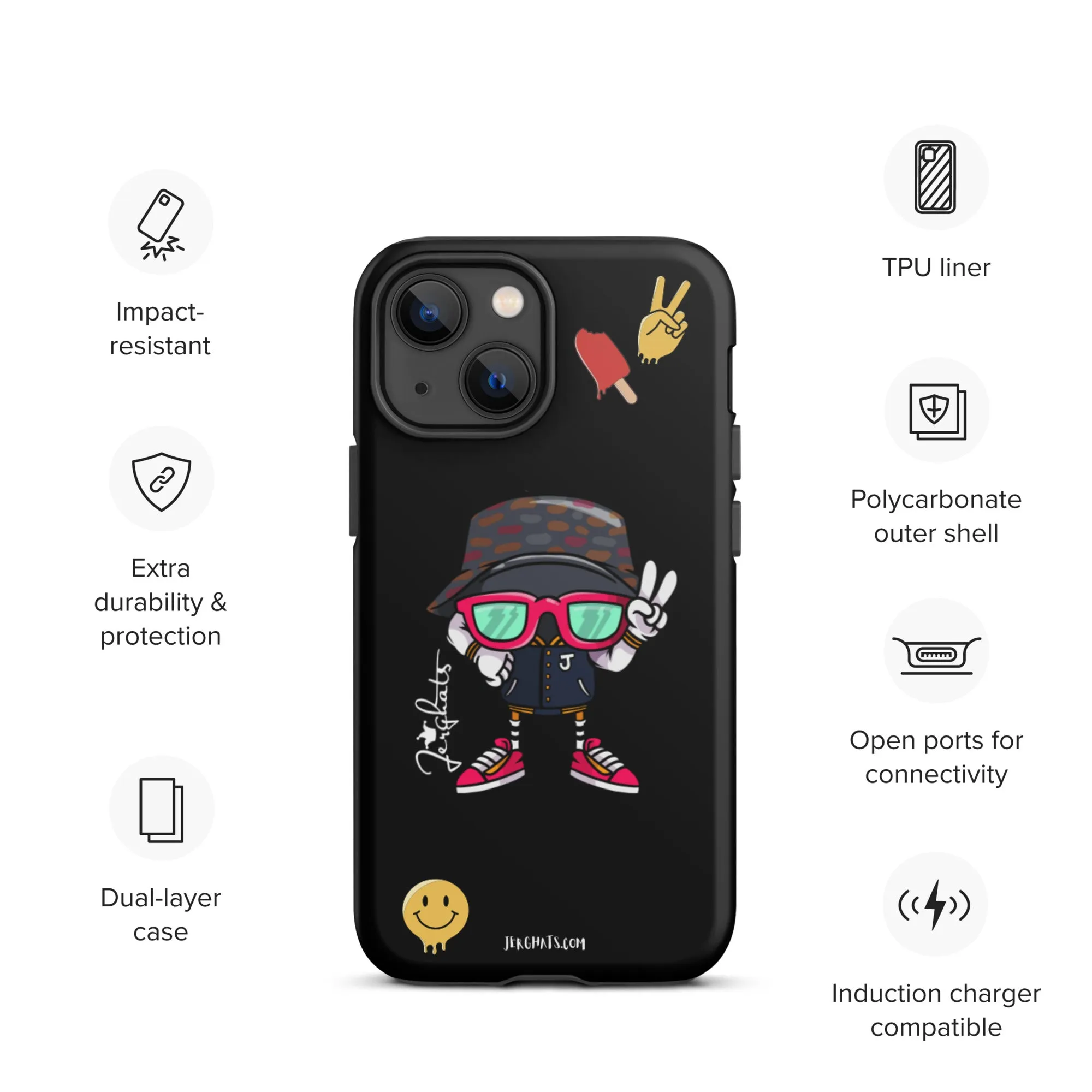 MR. JHATS Tough iPhone case