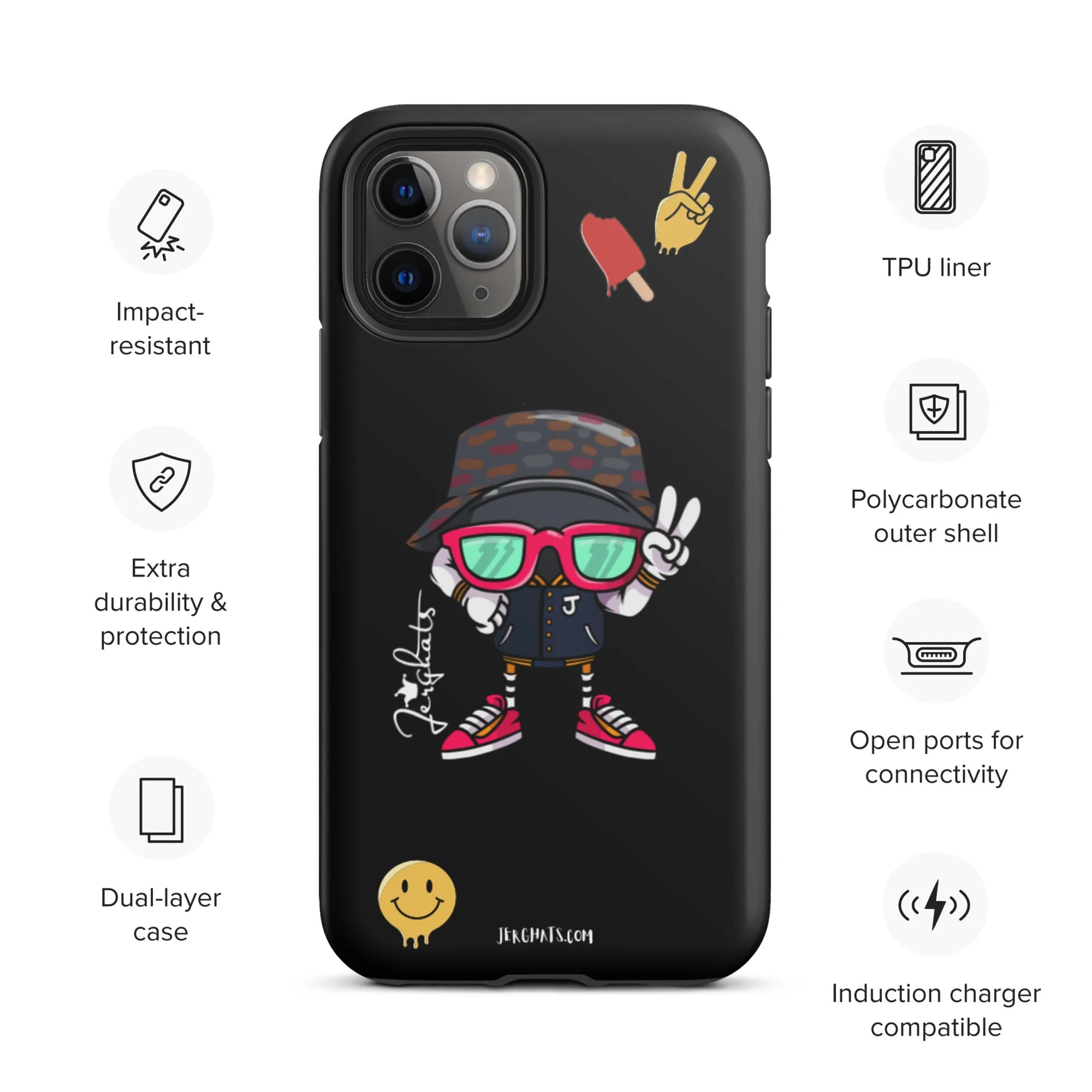 MR. JHATS Tough iPhone case