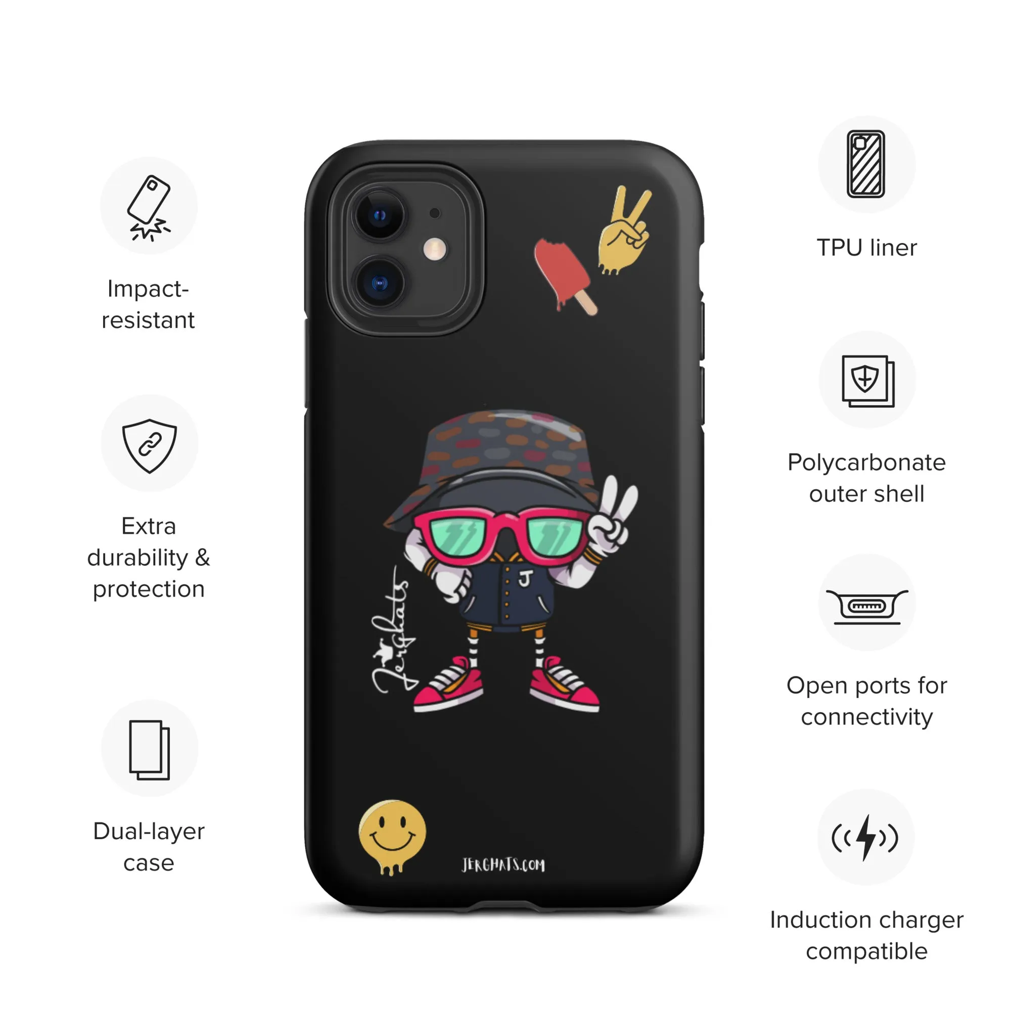 MR. JHATS Tough iPhone case