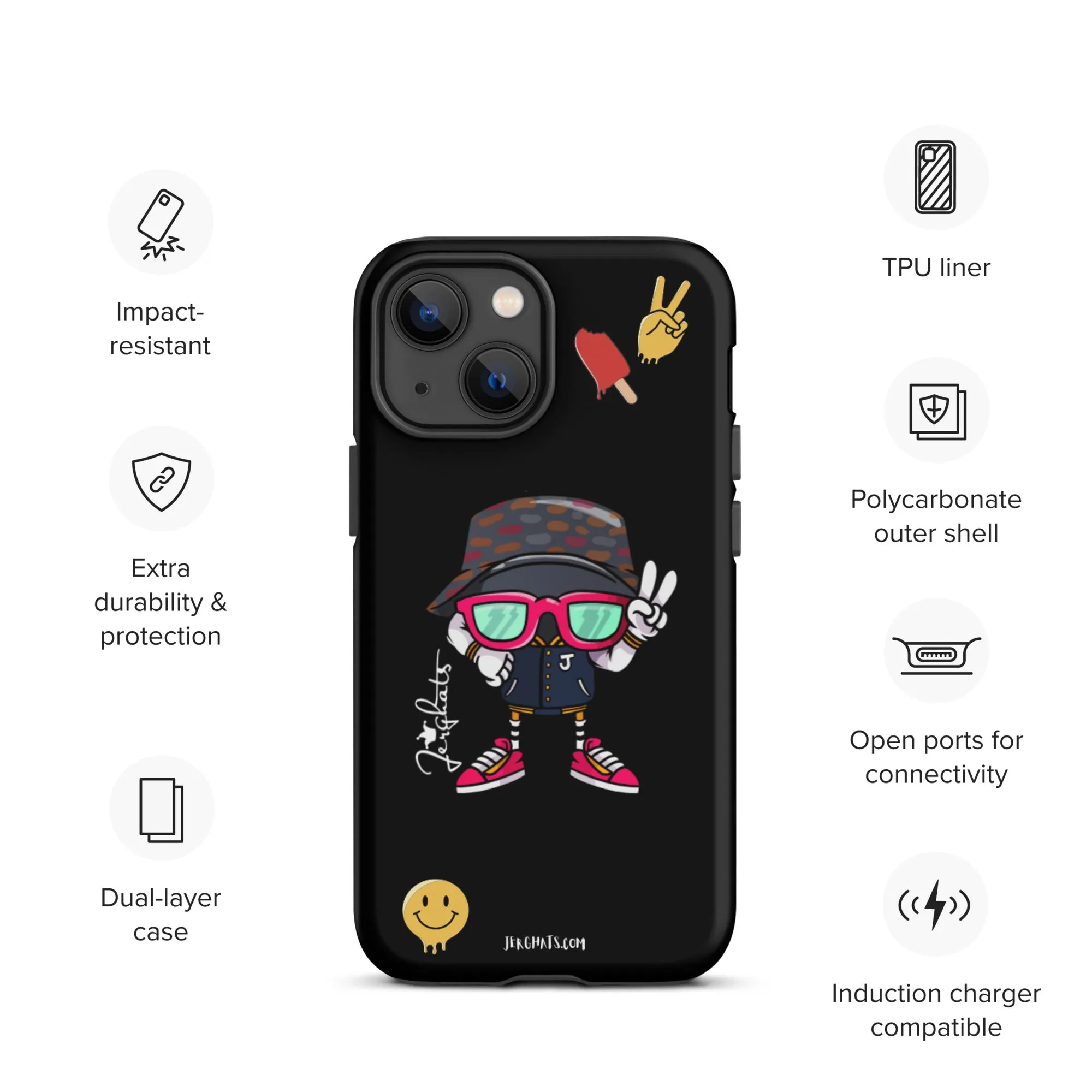 MR. JHATS Tough iPhone case