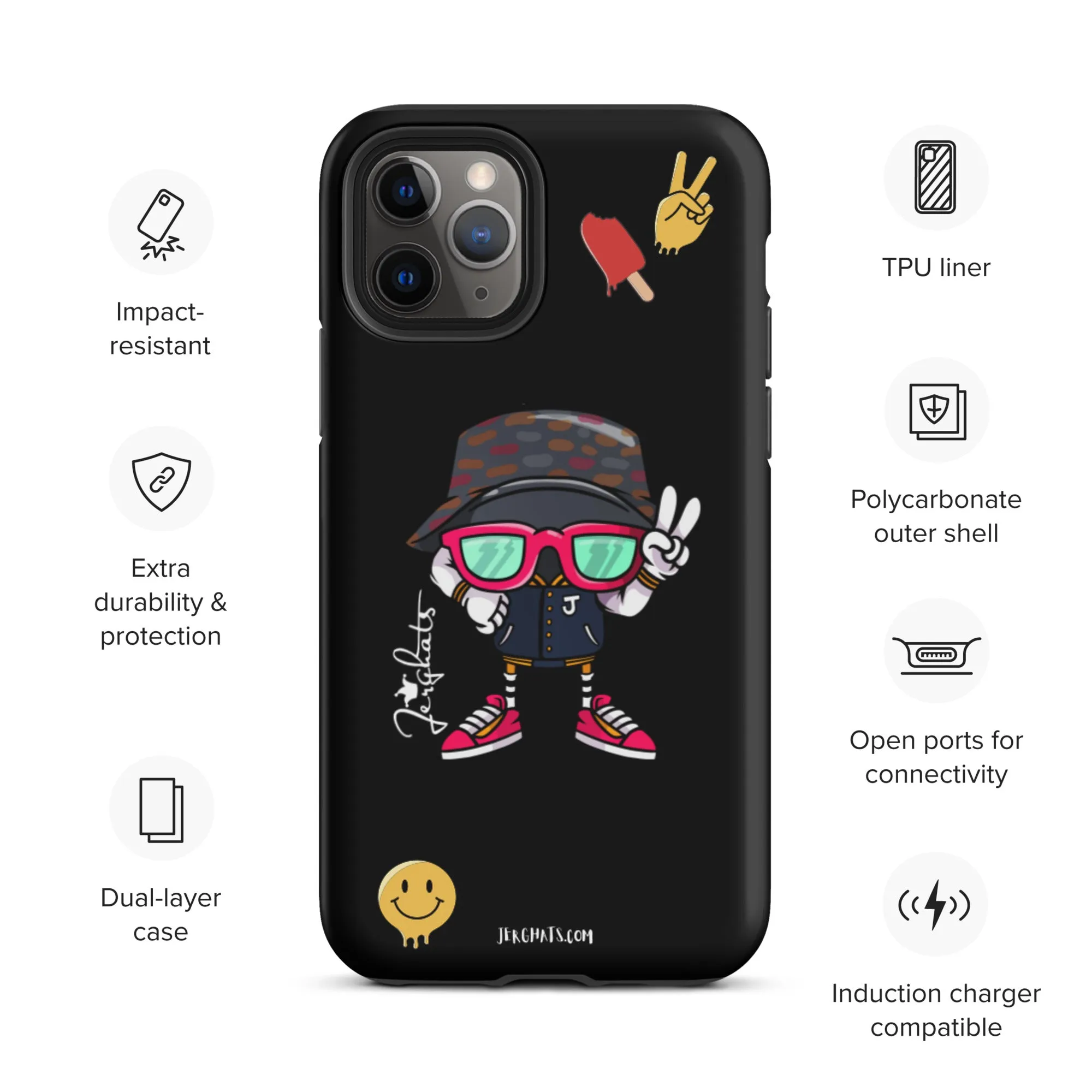 MR. JHATS Tough iPhone case