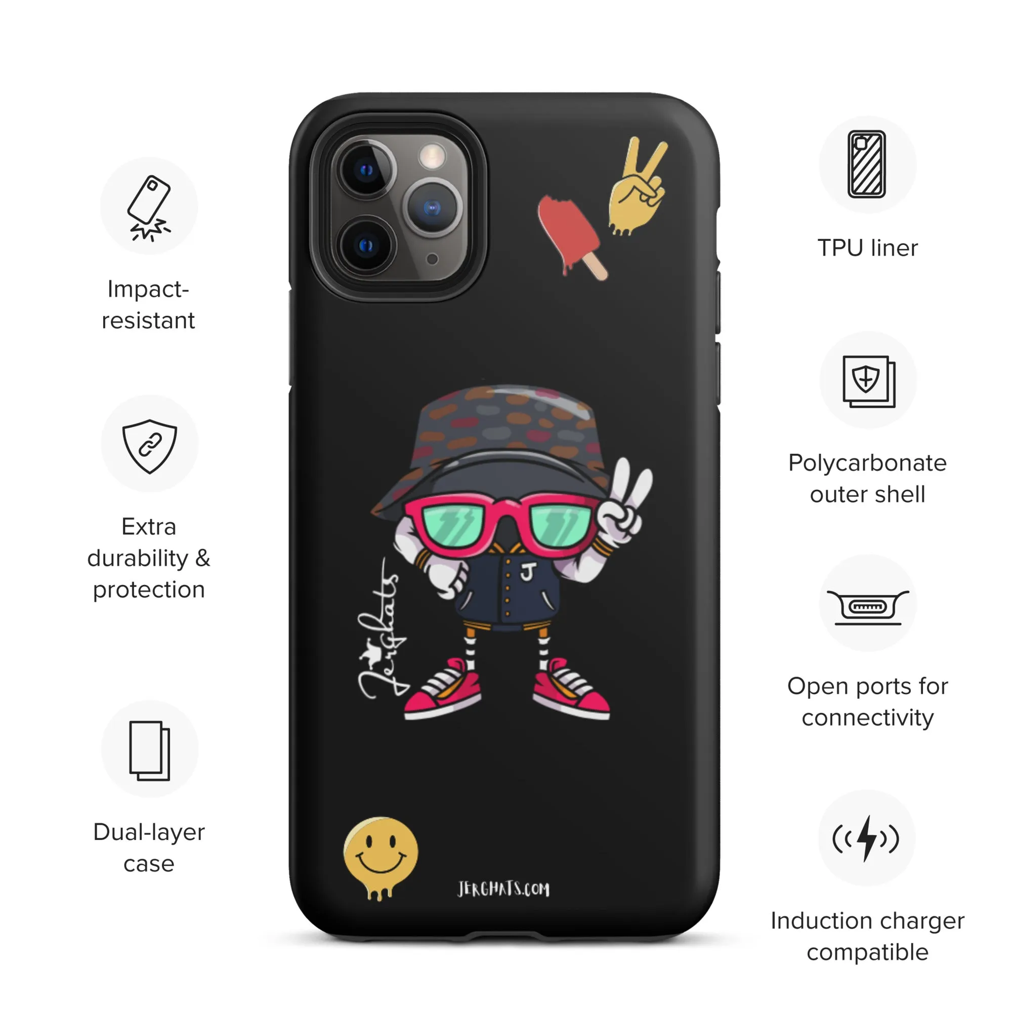 MR. JHATS Tough iPhone case