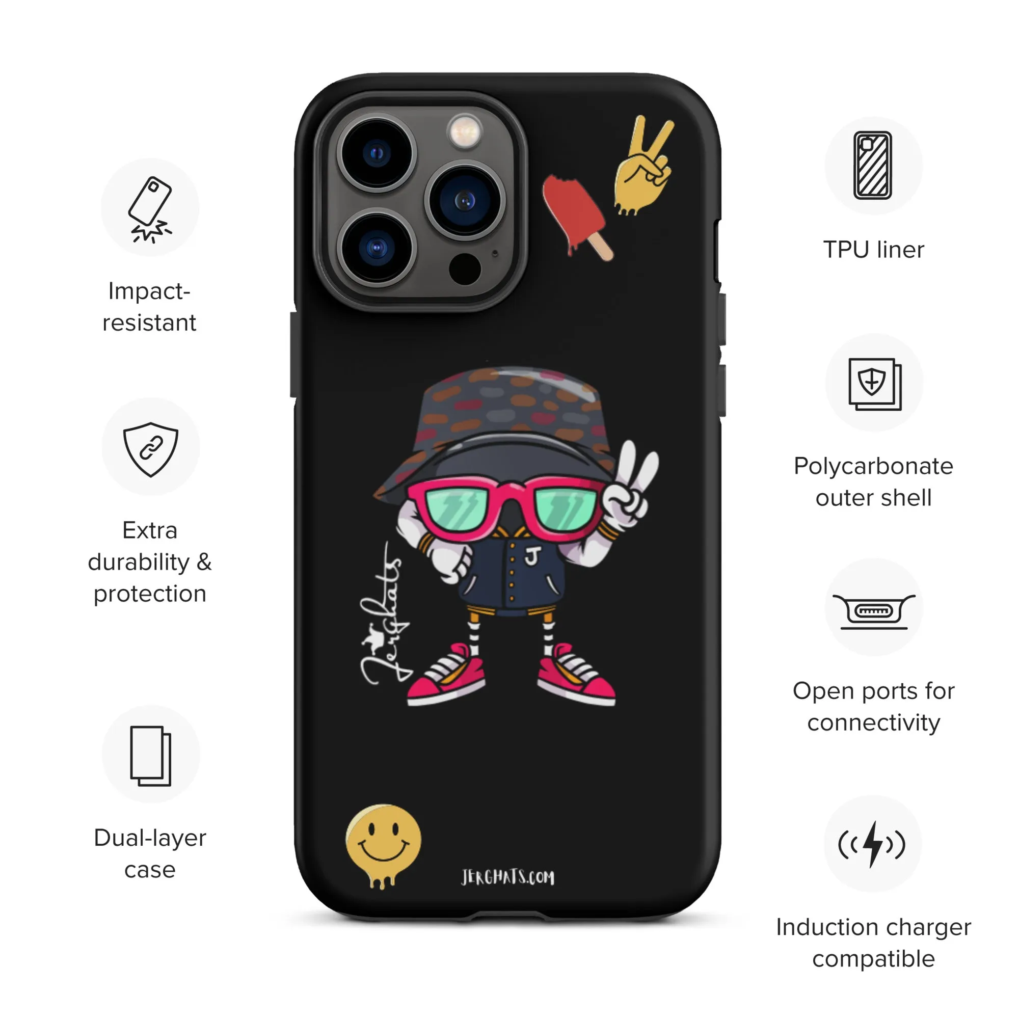 MR. JHATS Tough iPhone case