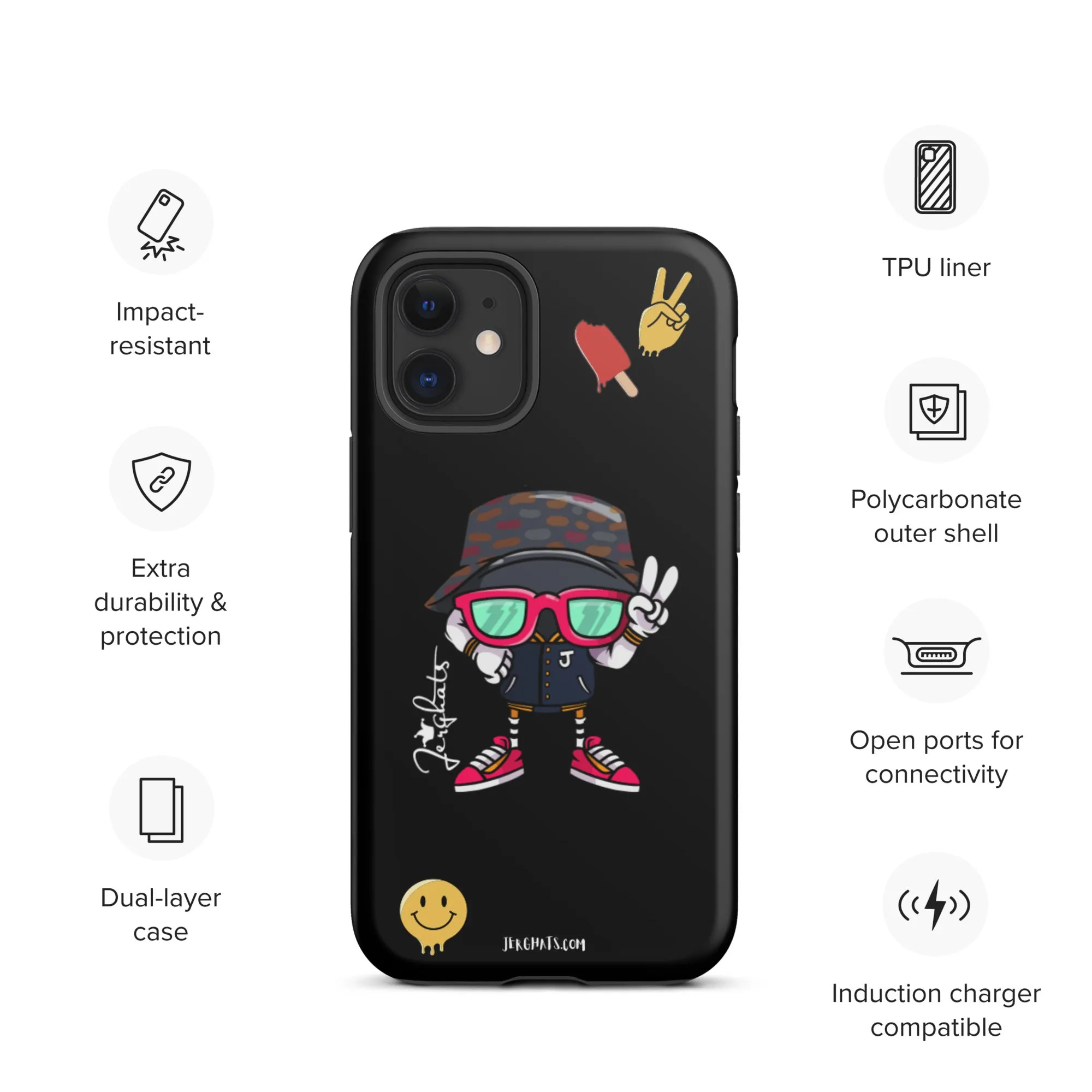 MR. JHATS Tough iPhone case