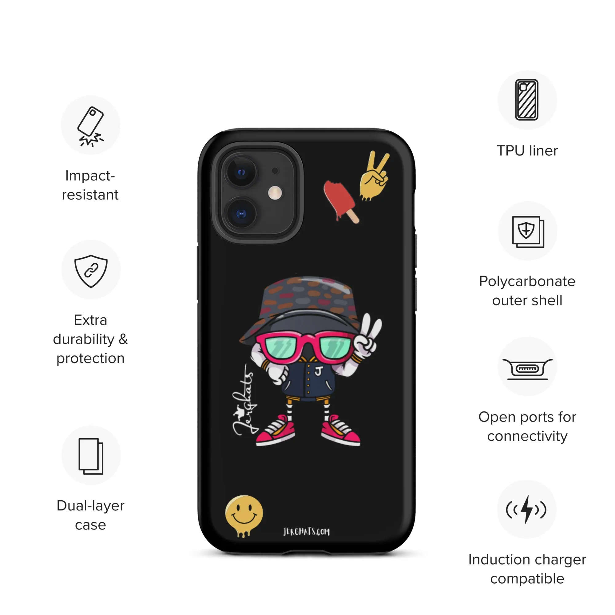 MR. JHATS Tough iPhone case