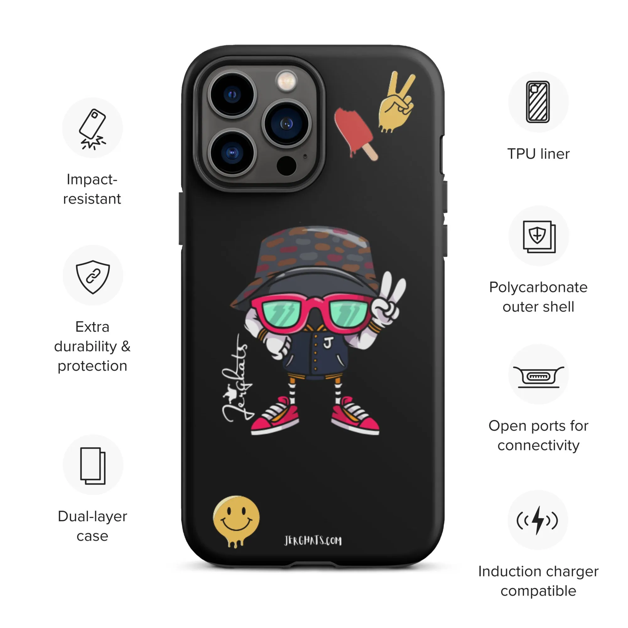 MR. JHATS Tough iPhone case