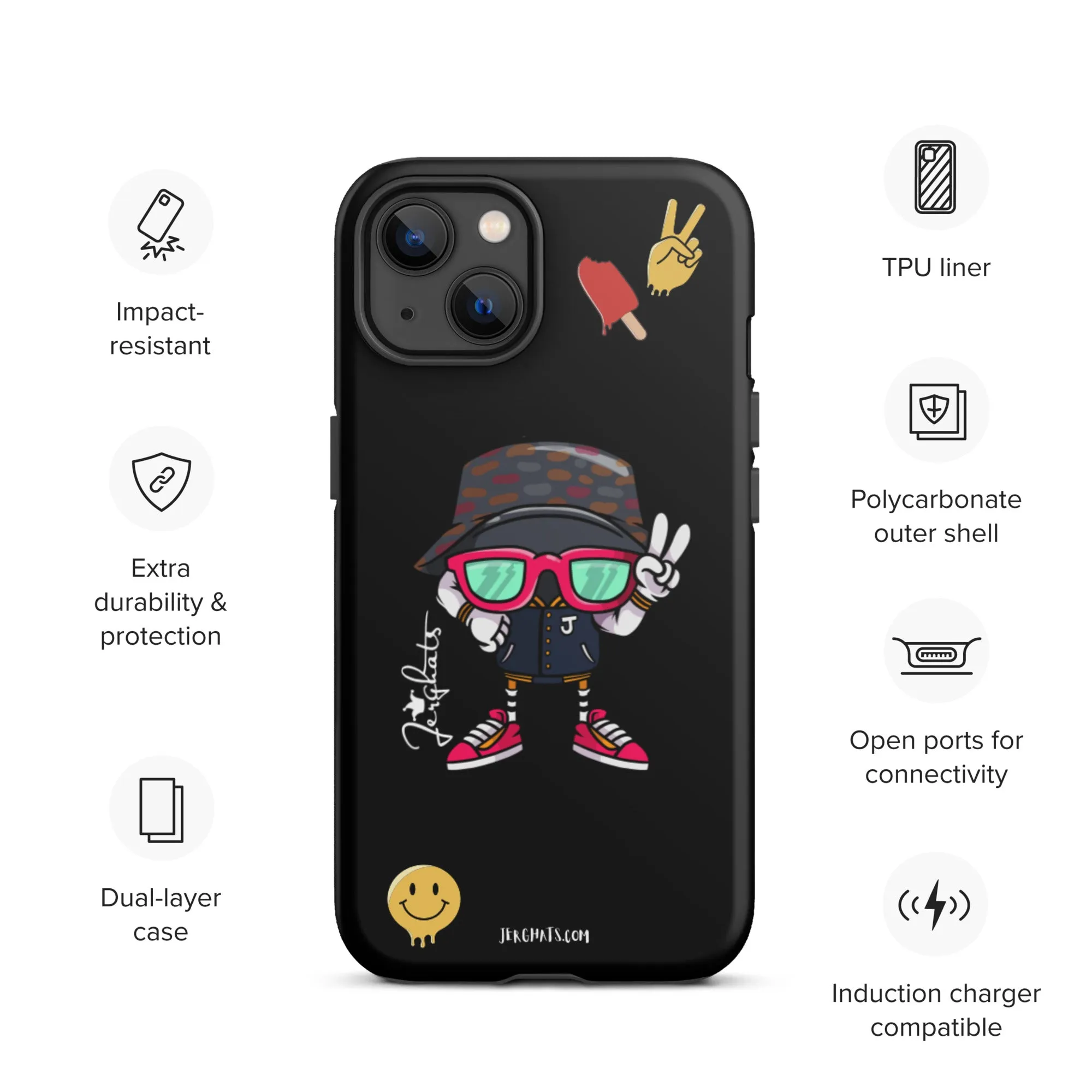MR. JHATS Tough iPhone case