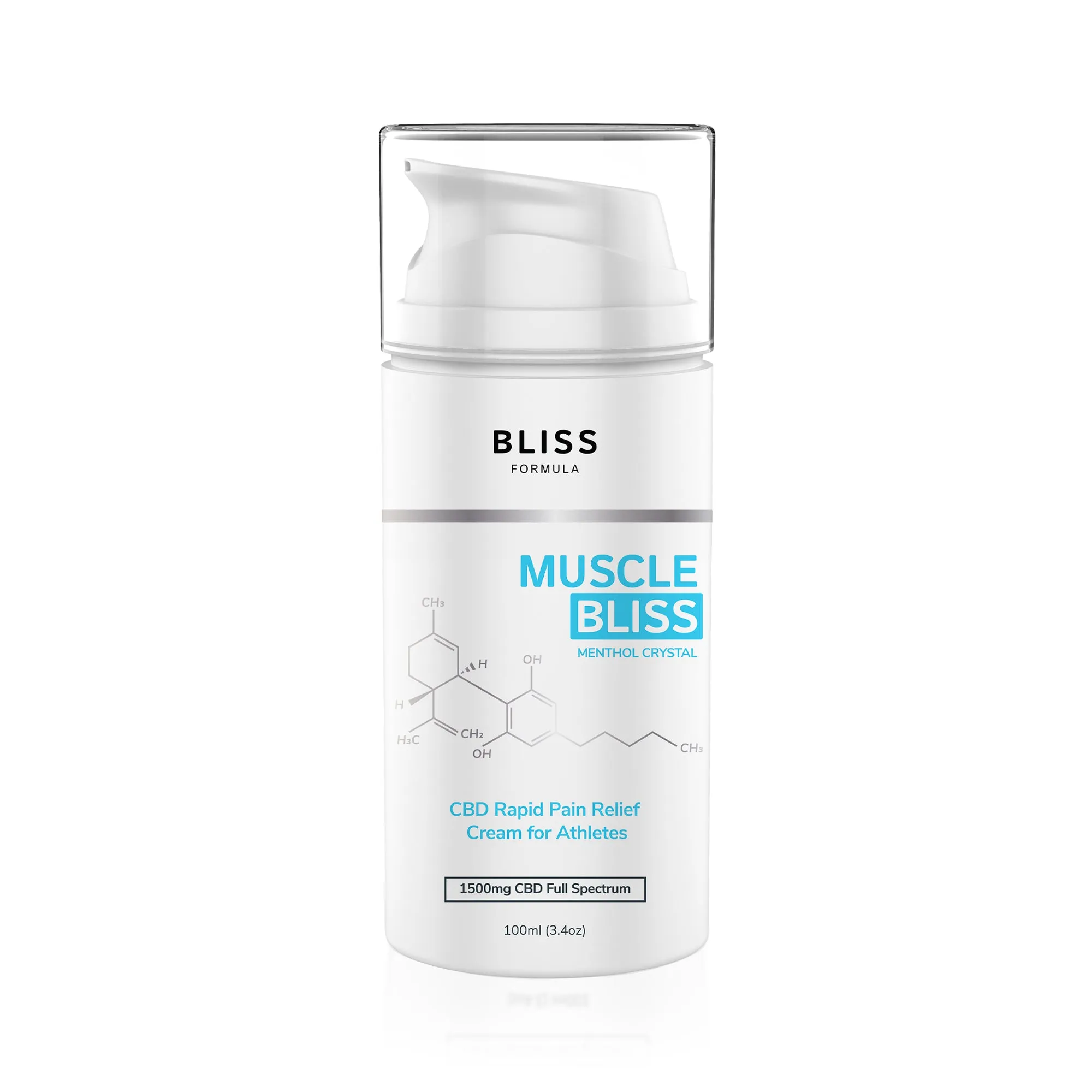 Muscle Bliss® (Sports Cream) 1500mg CBD at 100ml