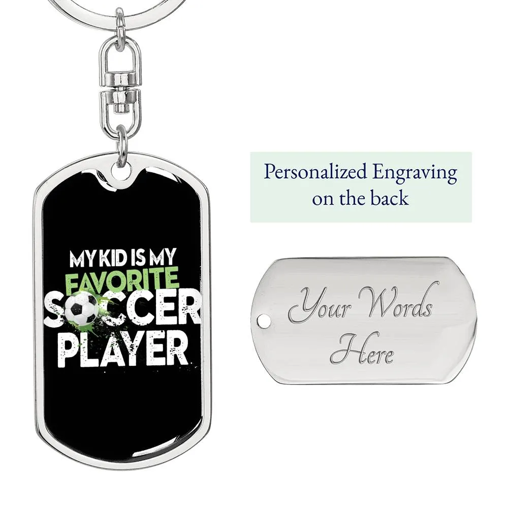 My favorite soccer player-Keychain