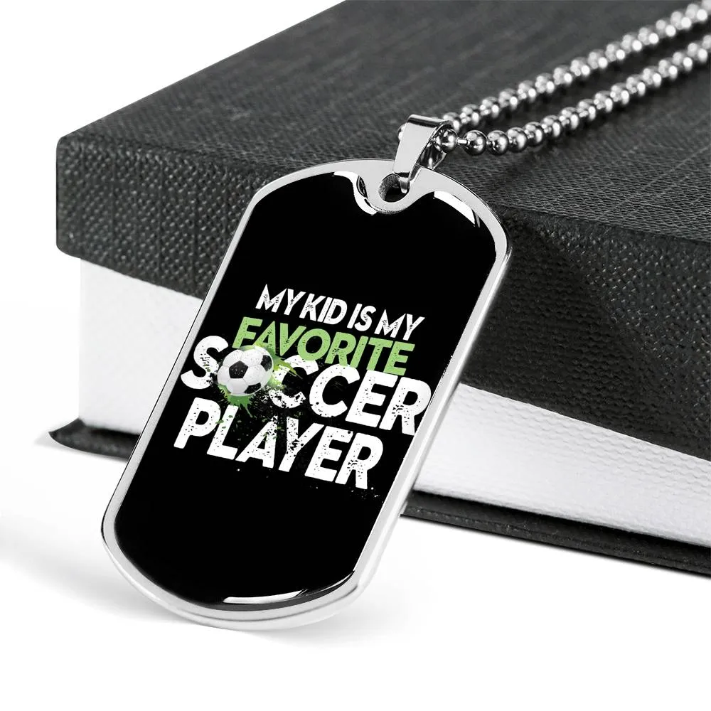My favorite soccer player-Tag Necklace