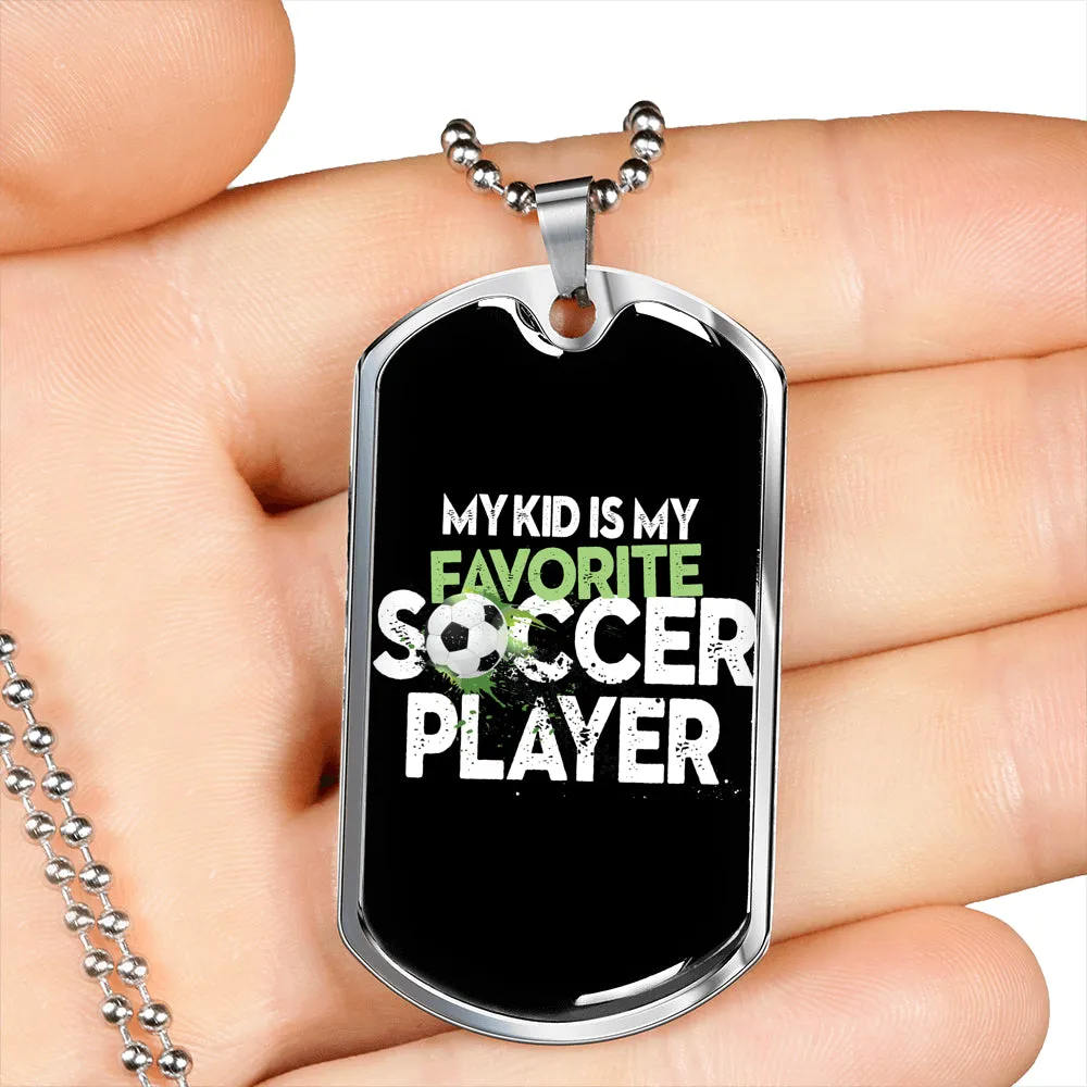 My favorite soccer player-Tag Necklace